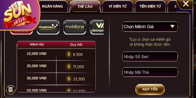 Chú ý liên quan đến quá trình nạp vốn